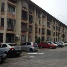 Rampai court apartment,sri rampai,wangsa maju/gated guarded 1st floor