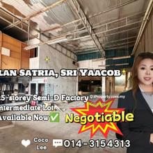 Jalan Satria, Sri Yaacob @ 1.5-storey Semi-D Factory