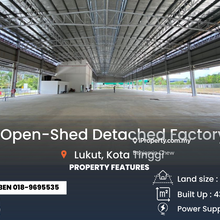 Open-Shed Detached Factory for Rent@ Lukut, Kota Tinggi
