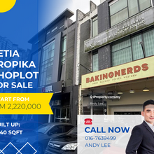 Setia Tropika Johor Bahru Shop Lot for Sale