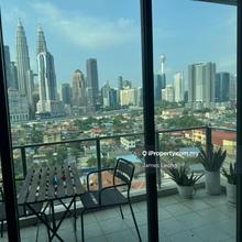 Private Lift Setia Sky klcc view for rent cheap, walking to mrt