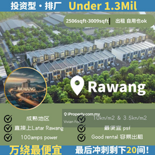 Rawang kundang terrace for sale /2sty /below market price /warehouse 