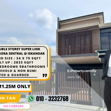 Aurora Sentral @ Iskandar Puteri @ Double Storey Superlink @ Brand New