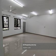 Big studio 2 bathroom ,partially furnished for rent