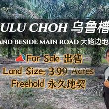 Pekan Nanas Ulu Choh Land Beside Main Road For Sale