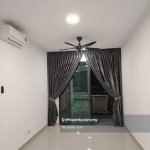 Unblocked kl city view,facing east,partial furnished,3r2b,2cp,vacant 