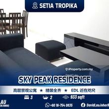 Sky Peak Residence 3 Bedrooms 2 Bathrooms Fully Furnished for Sale