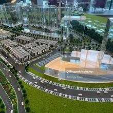 Atrium new 3 storey shoplot face to office building 