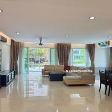 Private Lift Lobby, Bright Corner Home, Serene Landscape and Pool View
