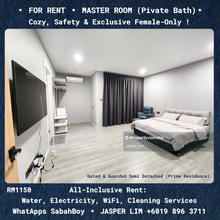 Semi D Masteroom For Rent (Gated Guarded) Located Heart in Tawau