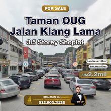 Taman Oug, Jalan Klang Lama 3.5 Storey Shoplot For Sale