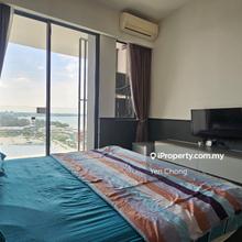 Fully furnished beautiful seaview apartment 2 rooms 2 bathroom