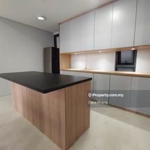 Fully Furnish with kitchen cabinet and island table high floor.