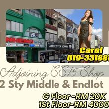 Limited Adjoining Subang Jaya 2 Storey Shop Lot  For Rent 