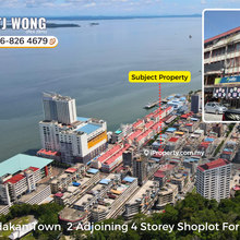 Sandakan Town 2 Adjoining 4 Storey Shoplot