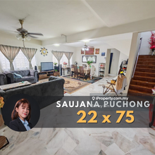End Lot 2 Storey Terrace Saujana Puchong 22x75, Bandar Bukit Puchong