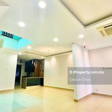 3 storey super-link house in taman rakan, outside of sungai long