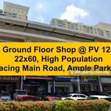 Pv 128, Ground Floor & Mezz Floor Shop, 22x60, Ample Parking, Vacant  