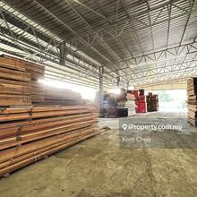 Limited 4.57 acres land area, main road frontage detached factory!