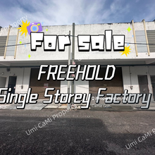 Freehold single storey terrace factory @ tmn rembia hub, alor gajah