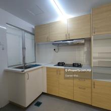 Ground floor unit renovated kitchen cabinet nearby Lrt station