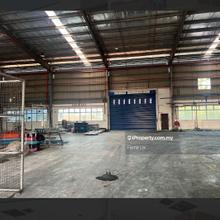 Desa Cemerlang detached factory with 1200 amp supply, rent & sale