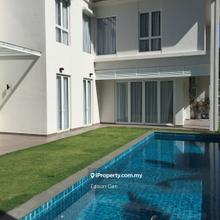 Modern bungalow with pool garden in villa serene kiara for sales