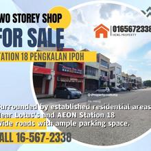 For Sale: 2-Storey Shop Lot in Station 18, Ipoh