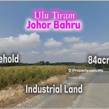 Jphor Ulu Tiram 84acre Freehold Industrial land Converted