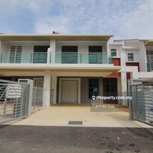 Terrace house for sale , facing empty land