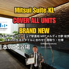 Fully furnish japanese concept direct link to mall LRT cover all units
