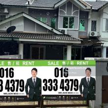 Double Storey @ Facing Open @ Renovated