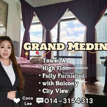 Grand Medini (Tower A) @ High Floor with City View unit