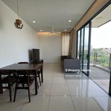 Fully furnished unit with a permanent unblocked view of Bangsar