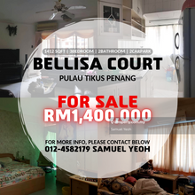 Bellisa Court at Pulau Tikus Penang, for Sale.