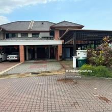 Partly Furnished Corner Semi-D Templer Bestari Rawang For Rent