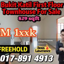 Bukit Katil Freehold 1st Floor Townhouse Near Pantai Hospital 