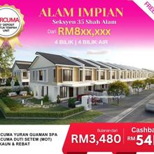 Projek Rumah Baru 2 Tingkat Alam Impian Zero Deposit