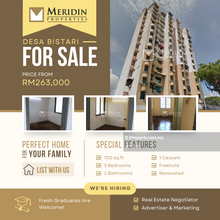 Desa Bistari, 700 sq.ft, Renovated Unit, Gelugor