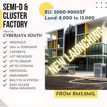 New Launch Semi-D Cluster Factory Warehouse Cybersouth 