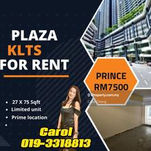 Setapak Plaza KL Traders Square Ground Floor Shop  For Rental 