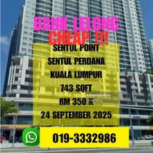 Bank Lelong Freehold Sentul Point Kuala Lumpur