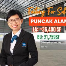 New 2 Storey Semi-Detached Factory For Sale @ Ijok, Puncak Alam