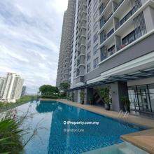 High floor corner unit fully furnished 