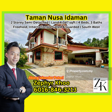 Taman Nusa Idaman Double Storey Semi Detached House For Sale