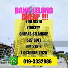 Bank Lelong Freehold You Vista You City Cheras Selangor