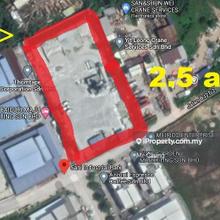 Industrial flat land 2.5acre Balakong Serdang Seri Kembangan