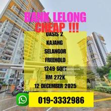 Bank Lelong Freehold Oasis 2 Mutiara Heights Kajang Selangor