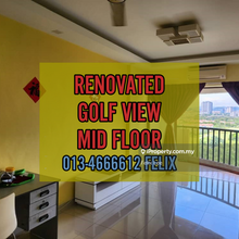 Renovated / Facing Golf View / Mid Floor