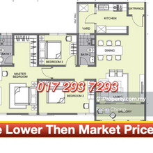 Cheras Jalan Sembilang J Dupion unit for auction